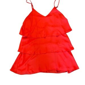 Show Me Your Mumu Red Layered Sleeveless Mini Dress